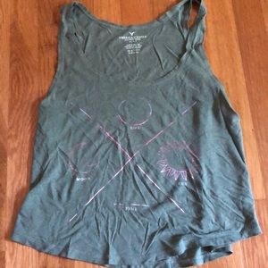 American Eagle Outfitters Graphic Loose Tank